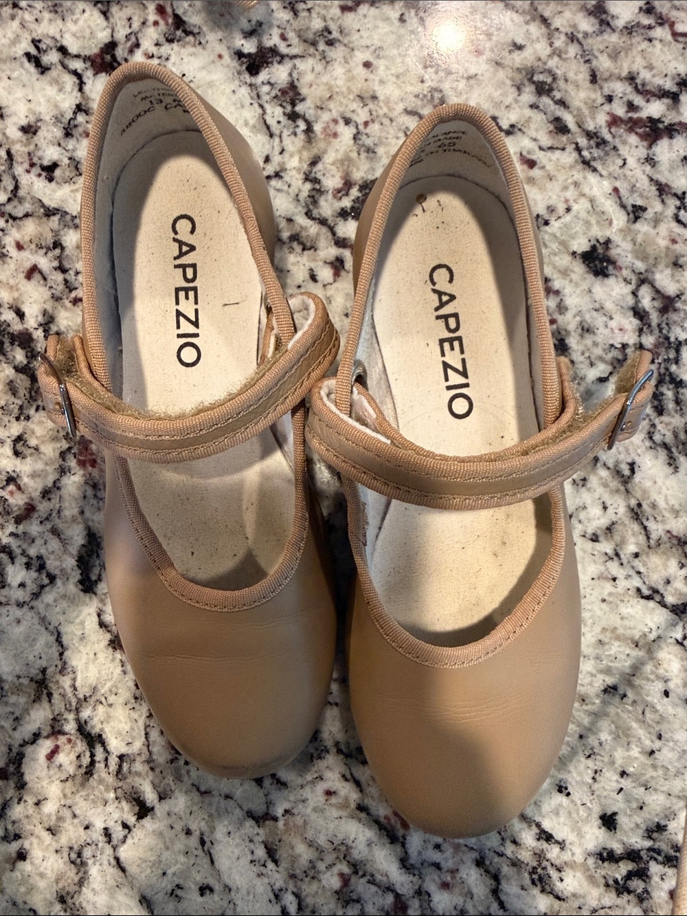 Capezio Kids Mary Jane Shoes - Tan
